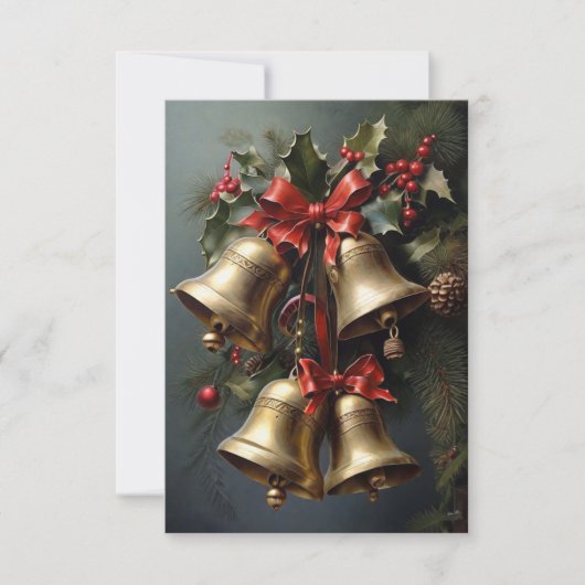 Kerstgroeten Bedankkaart (Voorkant)