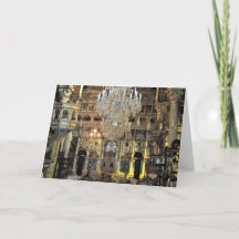 Kerstgroeten Binnenin een orthodoxe kerk