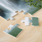 Kerstgroeten Bridal Veil Herfst Nieuw-Zeeland Legpuzzel (Zijkant)