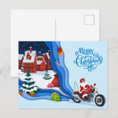 Kerstgroeten Briefkaart (Voorkant / Achterkant)