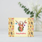 Kerstgroeten Briefkaart (Staand voorkant)