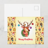 Kerstgroeten Briefkaart (Voorkant / Achterkant)