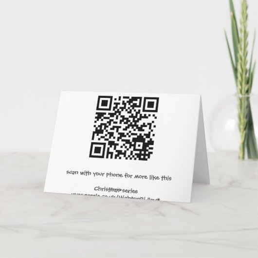 Kerstgroeten - Carollers en kaarsen Feestdagen Kaart (Achterkant)