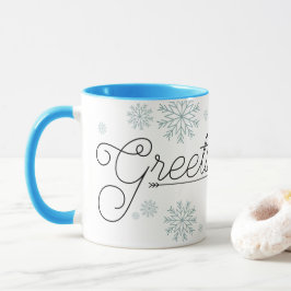 Kerstgroeten Custom Branded Mok