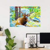 Kerstgroeten de Hunter Gatherer in mijn leven Poster (Thuiskantoor)