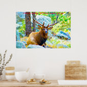 Kerstgroeten de Hunter Gatherer in mijn leven Poster (Keuken)