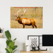 Kerstgroeten de Hunter Gatherer in mijn leven Poster (Thuiskantoor)