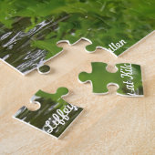 Kerstgroeten De zwanen in Kilcullen Legpuzzel (Zijkant)