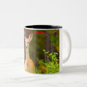 Kerstgroeten Deerest Tweekleurige Koffiemok (Voorkant rechts)