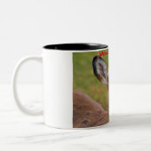 Kerstgroeten Deerest Tweekleurige Koffiemok (Links)