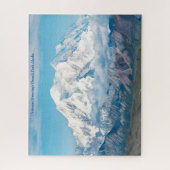 Kerstgroeten Denali National Park Alaska. Legpuzzel (Verticaal)