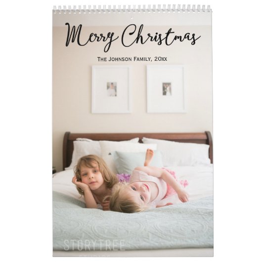 Kerstgroeten Familiecalendar Kalender (Hoes)