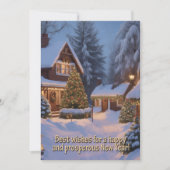 Kerstgroeten Feestdagenkaart (Voorkant)