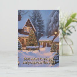 Kerstgroeten Feestdagenkaart