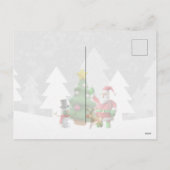 Kerstgroeten Feestdagenkaart (Achterkant)