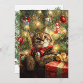 Kerstgroeten Feestdagenkaart (Voorkant / Achterkant)