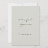 Kerstgroeten! | Gold Glitter Star Notitiekaartje (Achterkant)