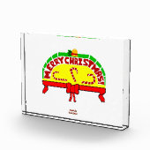 Kerstgroeten Horizontaal fotoblok (Rechts)