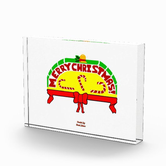 Kerstgroeten Horizontaal fotoblok (Rechts)