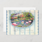  kerstgroeten in Florida Briefkaart (Voorkant / Achterkant)