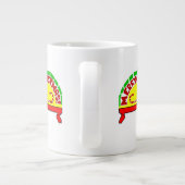 Kerstgroeten Jumbo-Mok Grote Koffiekop (Achterkant)