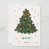 Kerstgroeten Kaart (Achterkant)