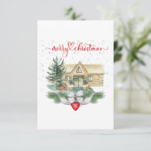 Kerstgroeten Kaart#24 Kaart (Staand voorkant)