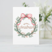 Kerstgroeten Kaart#27 Kaart (Staand voorkant)