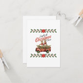 Kerstgroeten Kaart # 47 (Voorkant / Achterkant in situ)