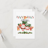 Kerstgroeten Kaart #6 (Voorkant / Achterkant in situ)