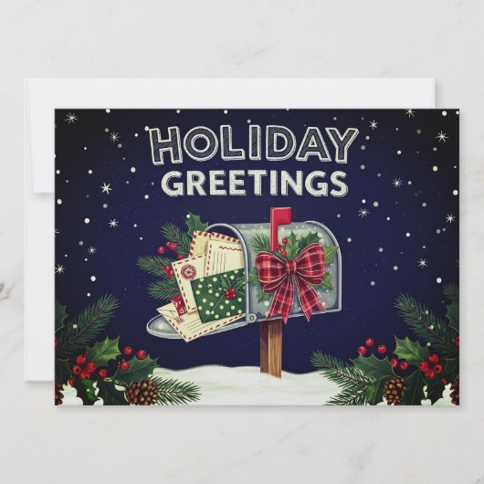 Kerstgroeten Kerst kerstgroet kaart (Voorkant)