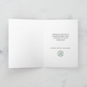 Kerstgroeten Kerstmis Zakelijke Kerstkaart Feestdagen Kaart (Binnen)