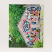 Kerstgroeten Ketchikan Alaska Legpuzzel (Verticaal)