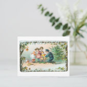 Kerstgroeten - Kinderen & Speelgoed Feestdagenkaart (Staand voorkant)