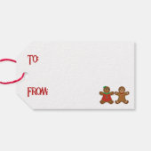 Kerstgroeten Koppel Seizoensgroeten Cadeaulabel (Achterkant Horizontaal)