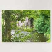 Kerstgroeten Liffey Kilcullen Bridge Legpuzzel (Horizontaal)