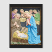 KERSTGROETEN Luca Della Robbia magneet Kerstkaart (Voorkant)