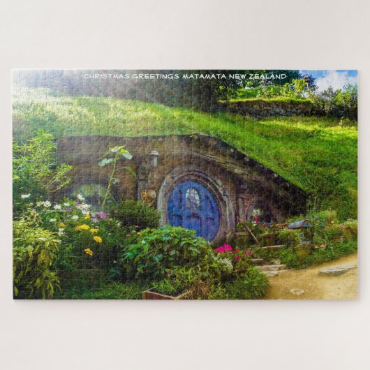 Kerstgroeten Matamata Nieuw-Zeeland Legpuzzel (Horizontaal)