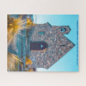 Kerstgroeten-Meer Tekapo-Nieuw-Zeeland Legpuzzel (Horizontaal)