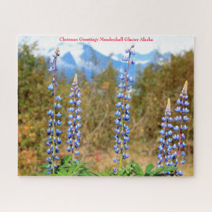 Kerstgroeten Mendenhall Glacier Alaska Legpuzzel