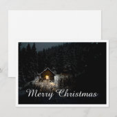 Kerstgroeten met heksenhuis (Voorkant / Achterkant)