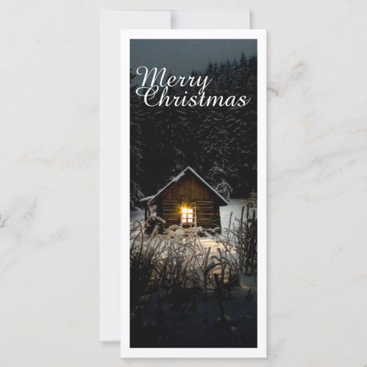 Kerstgroeten met Heksenhuis (Voorkant)