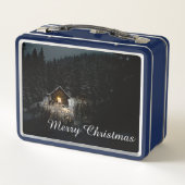 Kerstgroeten met Heksenhuis (Achterkant)