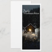 Kerstgroeten met heksenhuis (Voorkant / Achterkant)