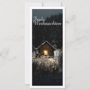 Kerstgroeten met heksenhuis