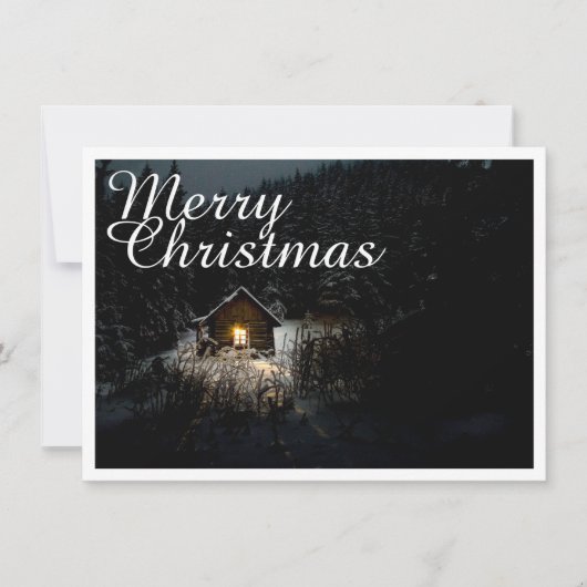 Kerstgroeten met Heksenhuis (Voorkant)