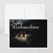 Kerstgroeten met Heksenhuis Briefkaart (Voorkant / Achterkant)