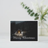 Kerstgroeten met Heksenhuis Briefkaart (Staand voorkant)
