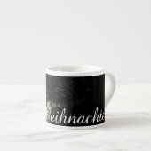 Kerstgroeten met Heksenhuis Espresso Kop (Voorkant rechts)