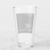 Kerstgroeten met Heksenhuis Glas (Achterkant)